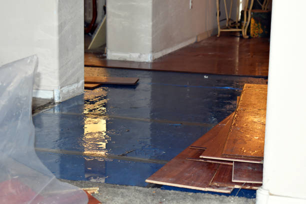 Professional Burst Pipe Cleanup technician working in Red Bank, NJ